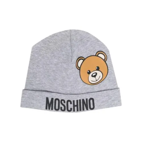 MOSCHINO Хлопок Шапка-бини Серого цвета для детей