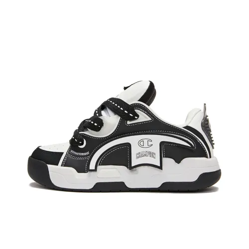Champion Скейтборд Кроссовки Низкие Черные/Champion Белые Мужские