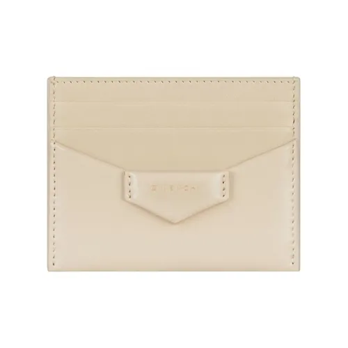 Givenchy Antigona Коровья кожа Держатель для карт Держатель для карт Женский Естественный Бежевый