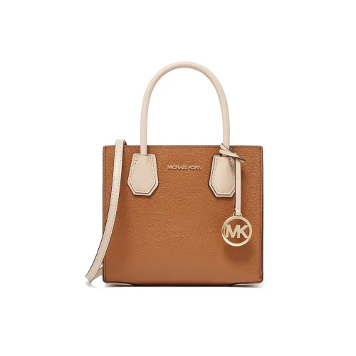 MICHAEL KORS Mercer Коровья кожа Аккордеонная сумка Сумка Сумка через плечо Средний Женская Коричневый