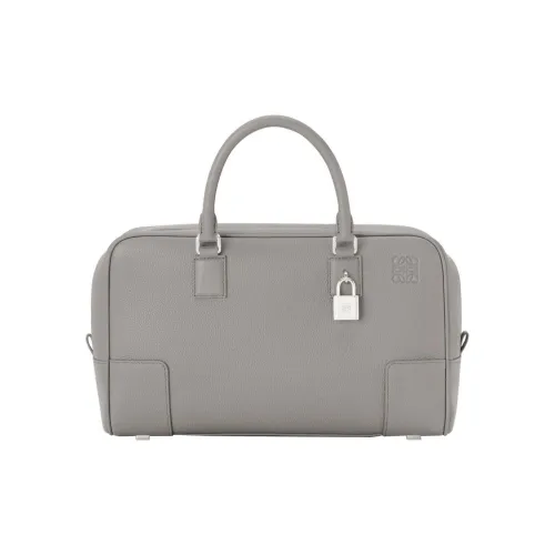 LOEWE Amazona Soft Крупнозернистая текстура Телячья кожа Сумка через плечо Сумка Женская Pearl Gray