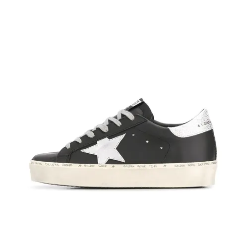 Golden Goose Hi StarHi Звезда Низкий Топ Стильные Скейтбординги Женские Черный Белый