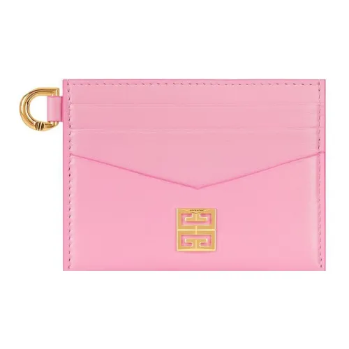 GIVENCHY 4G Телячья кожа Держатель для карт Держатель для карт Женский Розовый