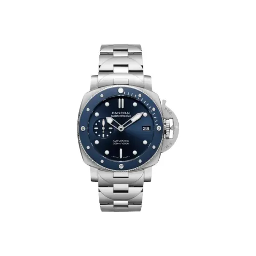 PANERAI Автоматический Механический Механизм Мужские Часы SUBMERSIBLE Collection 42 мм Синий