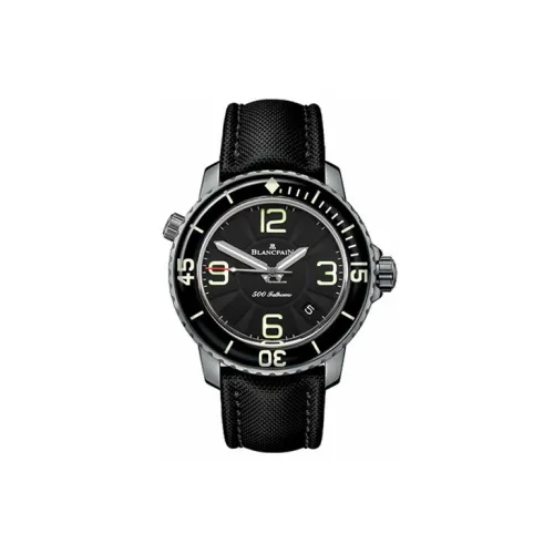BLANCPAIN Автоматический Механический Механизм Мужские Часы 48 мм Черный Циферблат