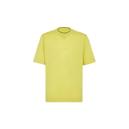 FENDI Зеленые Мужские T-рубашки