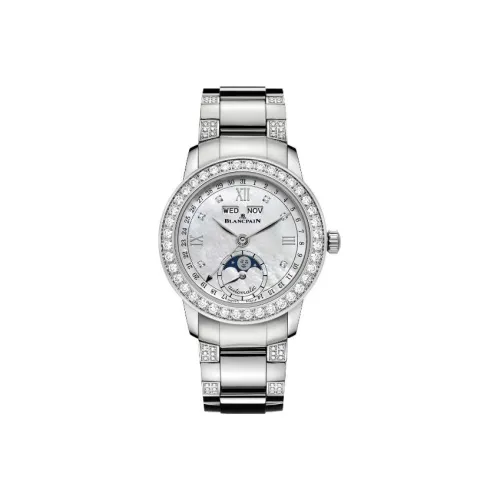 Коллекция женской одежды BLANCPAIN LADYBIRD Автоматические механические часы для женщин 33,7 мм серебряный циферблат