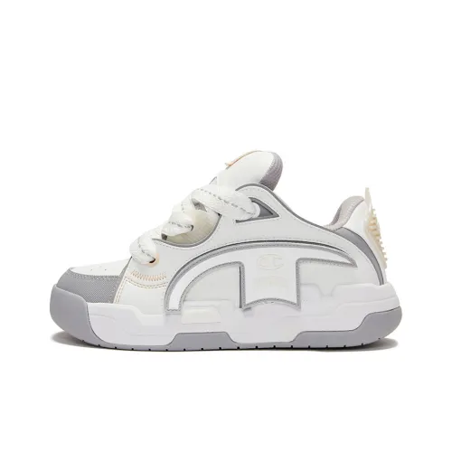 Champion Essentials Collection TronSkate V1 Скейтборд Кроссовки Женские Белые Серые