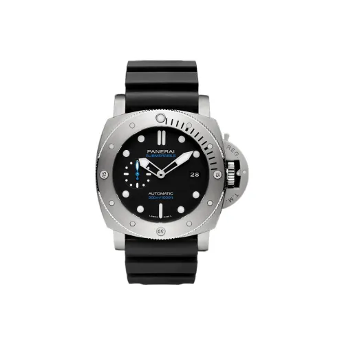 PANERAI Автоматический Механический Механизм Мужские Часы SUBMERSIBLE Collection 47 мм Черные