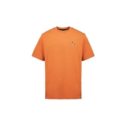 Paul Smith Свет Ржаво-красный Мужская T-Рубашка
