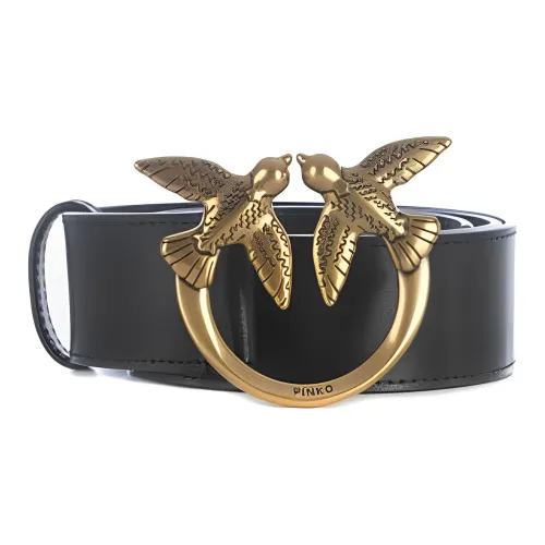 PINKO Минималистичный Casual Fashion Без рисунка Застежка Кожаные ремни Женские Ширина 4CM