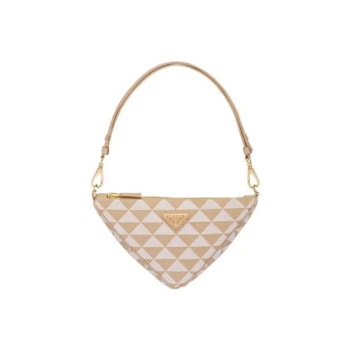 PRADA Сумка через плечо с тканью и кожей сумка мини женская