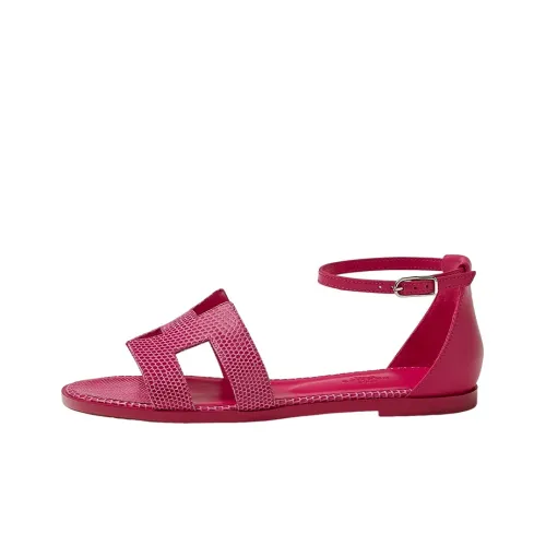 HERMES Santorini One Ремешок Сандалии Женские Розовые