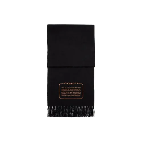 COACH Кашемир Вязаные Шарфы Женские