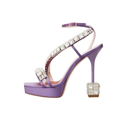 Roger Vivier Стильные Сандалии Женские Фиолетовые