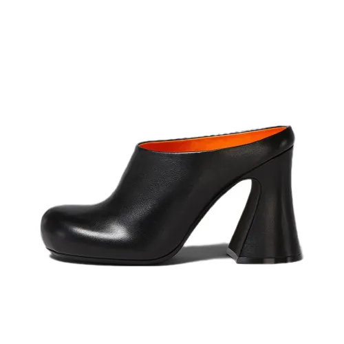 MARNI Домашние тапочки Женские Черные