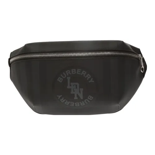 Burberry Кожа Сумка через плечо Слинг-сумка Сумка на пояс Мужская Черная
