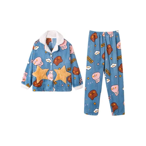 DAMOS·LOVE Синий Женские Пижамные Комплекты