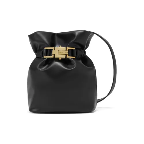 CHARLES KEITH ПУ (полиуретан) тканевая ведрообразная сумка плечевая сумка маленькая женская многоцветная