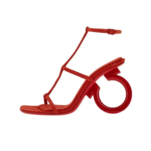 FERRAGAMO Elina One Ремешок Сандалии Женские Красные