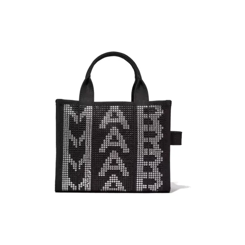 MARC JACOBS Хлопок Canvas Сумка-тоут Сумка для покупок Сумка через плечо Сумка мини Женская Черная и Серая