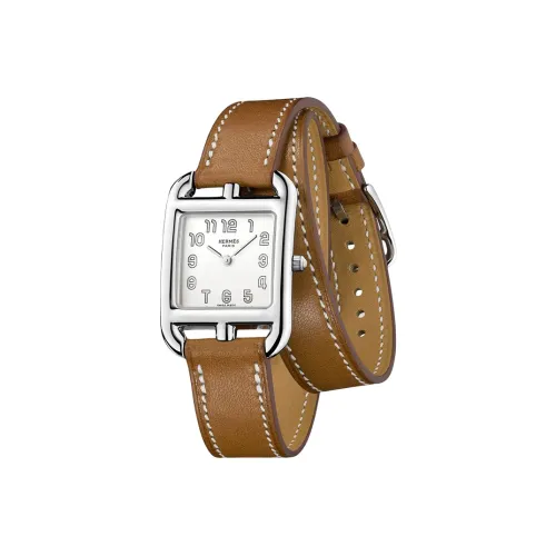 HERMES Cape Cod Наручные часы Кварцевый механизм Белый циферблат Женские