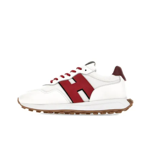 HOGAN H601 Low Топ Спортивная Повседневная Обувь Мужская Белый Красный