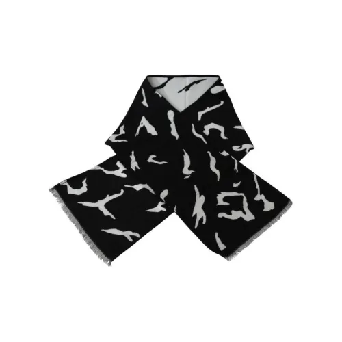 GIVENCHY Вязаные шарфы Мужской Черный