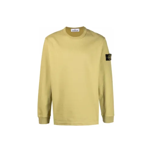 Stone Island Желтая Мужская Футболка