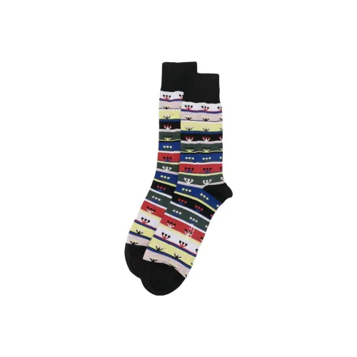 Paul Smith Черные Мужские Носки до икры MID