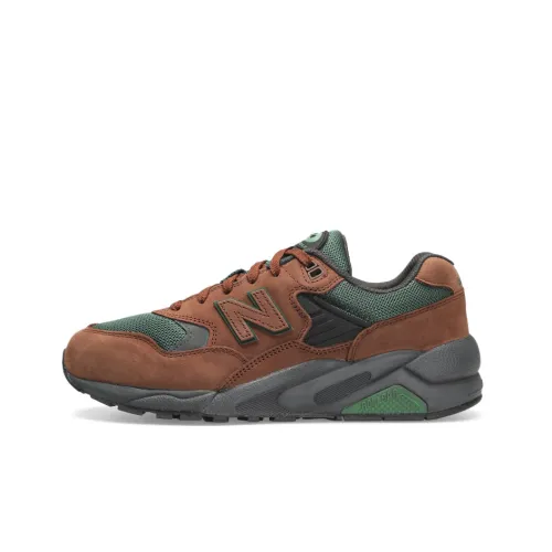New Balance NB 580 Low Топ Повседневные Беговые Кроссовки Унисекс Коричневый Зеленый