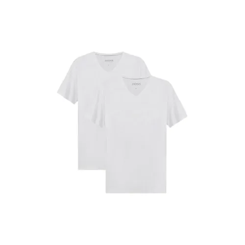 Hugo Boss 2 предмета комплект белый + белый мужская футболка рубашка