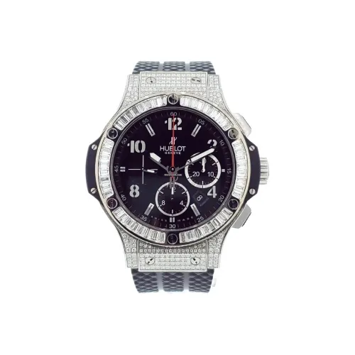 HUBLOT Big Bang Автоматический Механический Механизм Мужские Часы 44 мм Черный Циферблат Корпус из Нержавеющей Стали