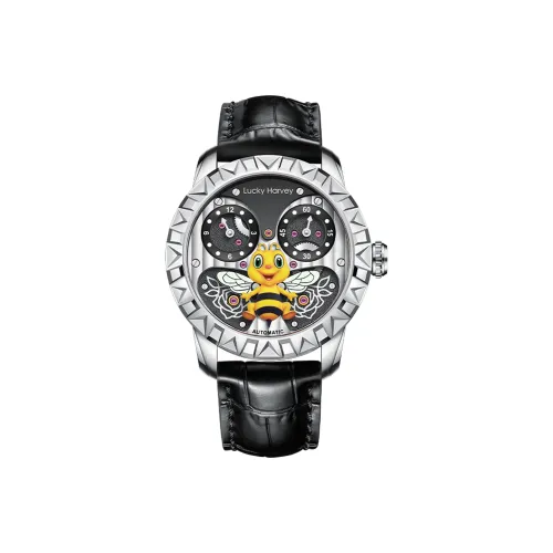 LUCKY HARVEY Автоматический механический механизм Мужские часы 43mm*43mm*13mm Серый
