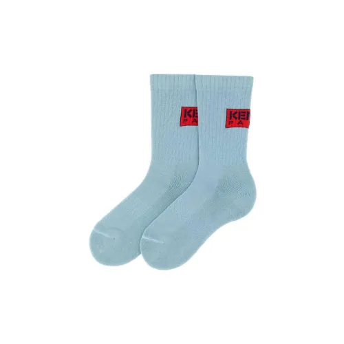 KENZO 1 Pack Blue Men's Mid Shin Sock
