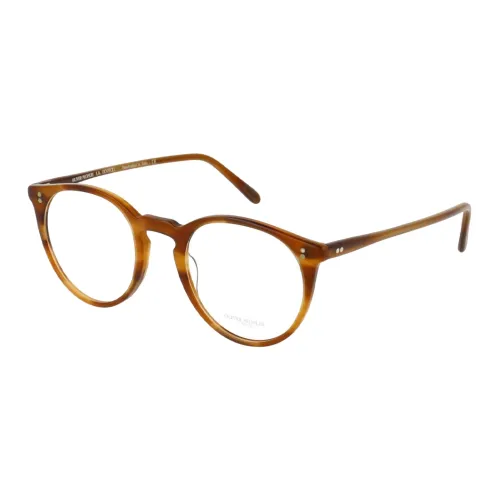 Oliver Peoples Оправы для очков Коричневый Мужской
