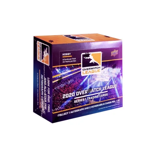 Верхняя Дека Overwatch League Соревнование Игрок Подписанная Фирменная Коллекционная Карта Коробка Полная Коробка Спортивных Карт