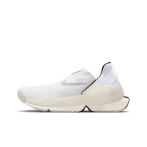 Nike Go FlyEase Shock Absorbers Slip-resistant Abrasion-resistant Low Top Casual Shoes Unisex White Найк Go FlyEase Shock Absorbers Противоскользящие Устойчивые к истиранию Низкий Топ Повседневная Обувь Унисекс Белый
