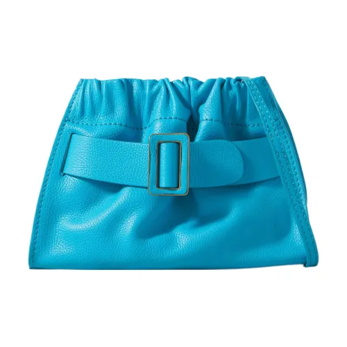 BOYY Мягкий с текстурой Телячья кожа Ручная Сумка через плечо Сумка на плечо Женская Небесно-голубая