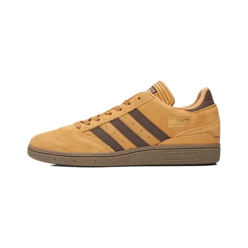 Adidas Originals Busenitz Slip-Resistant Abrasion-Resistant Легкие Низкие Кроссовки для Скейтбординга Унисекс Коричневые