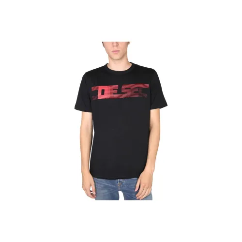 DIESEL Мужские черные T-рубашки