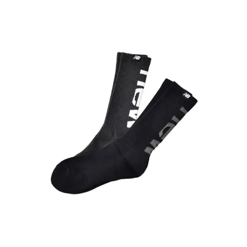 New Balance совместный бренд 1 упаковка черные мужские носки MID до икры