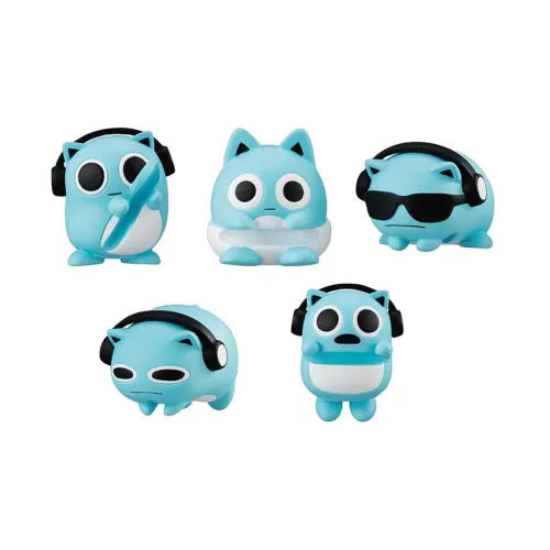 Коллекция BANDAI Hagcot Синий Hamster Космос Hamster CABLE Счастливый Draw Целая коробка 5 шт