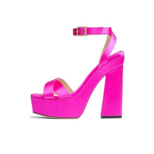 Jimmy Choo Gaia One Sandals with Strap Women's Fuchsia