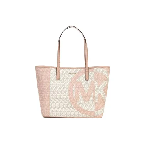 MICHAEL KORS Покрытый холст с кожаными вставками сумка через плечо большая женская розовая