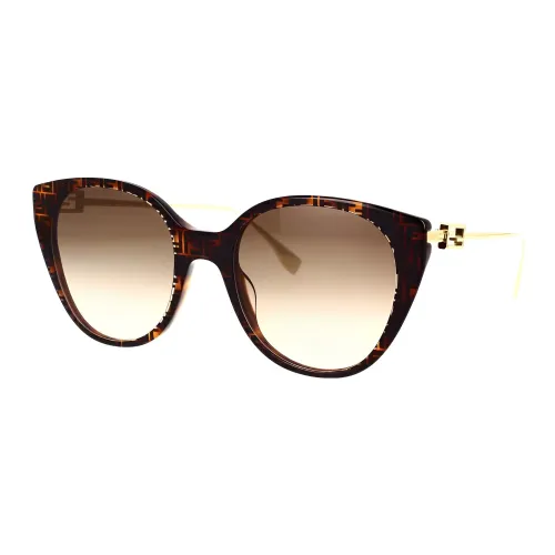 FENDI Кошачий глаз Солнцезащитные очки Женские