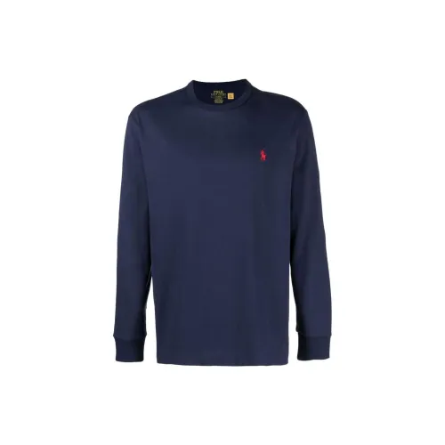 Polo Ralph Lauren FW22 T Рубашка Мужская Темно-синяя