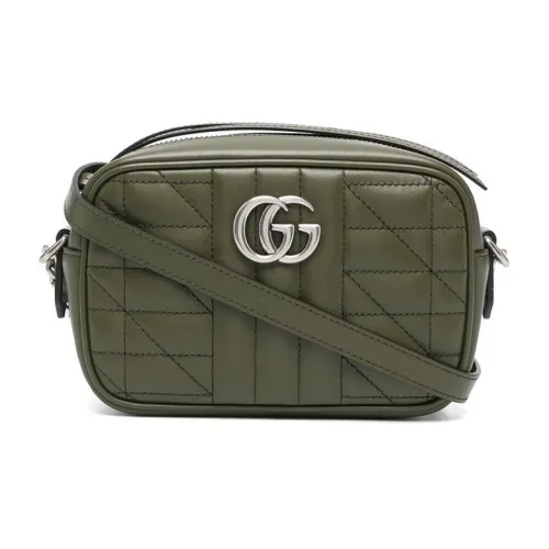 GUCCI GG Marmont Телячья кожа Camera Сумка Сумка через плечо Мини Женская Яшма