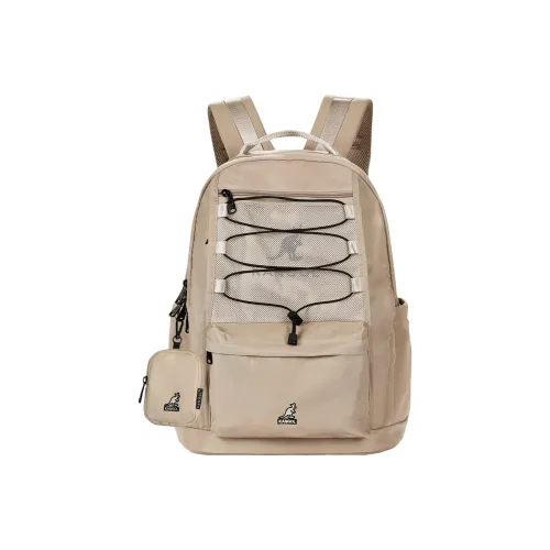 KANGOL Нейлон Студенческий Коммутатор Рюкзак Большой Унисекс Хаки Черный