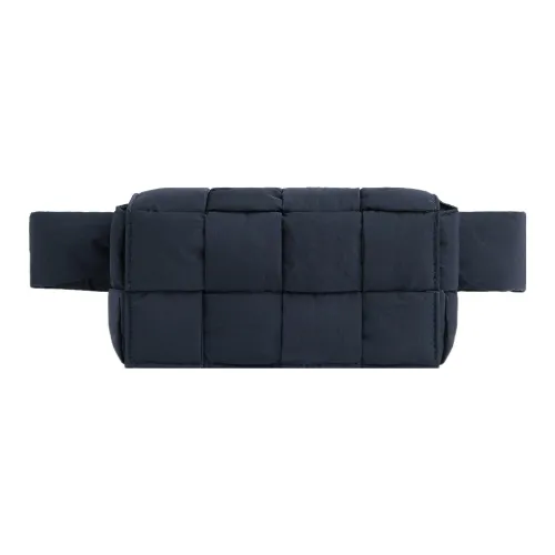 Bottega Veneta Cassette Mini Men's Dark Blue Fabric Wallet